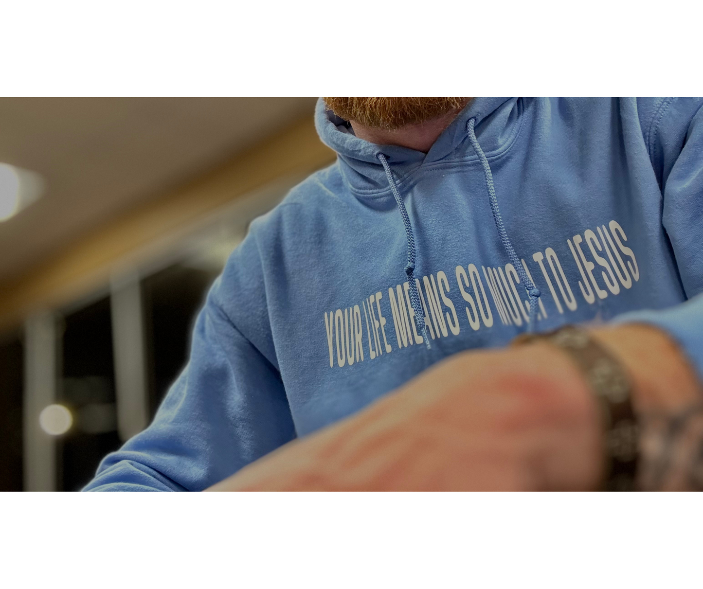 Light Blue Hoodie