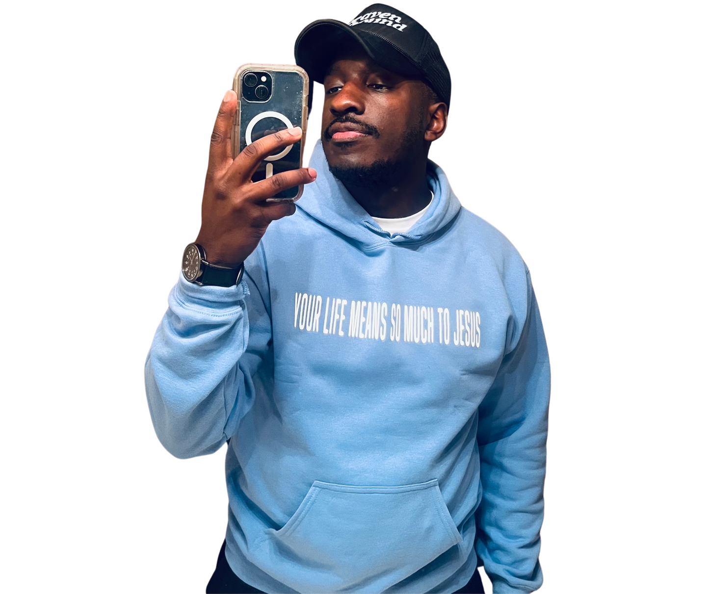 Light Blue Hoodie